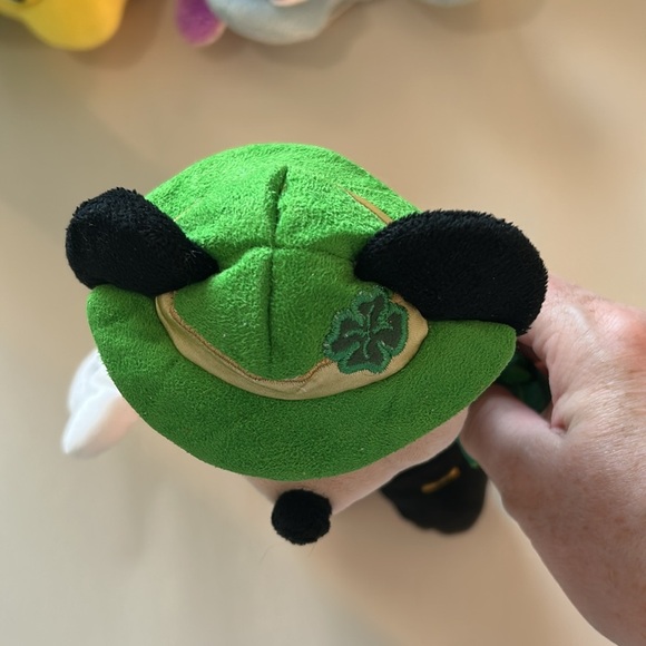 EUC Mickey Mouse authentic Disney plush in St Patrick's Day or leprechaun style - Picture 7 of 10